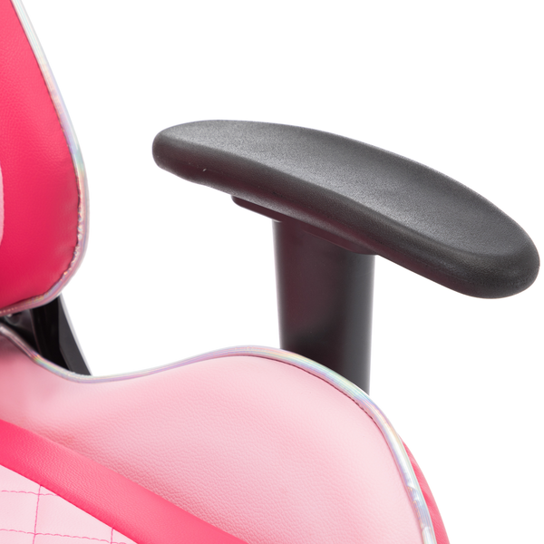 RIVOVA Computer Gaming Chair, Ergonomic Cute Kitty Cat PC Gamer Chair, for Video Game, Pink - 148