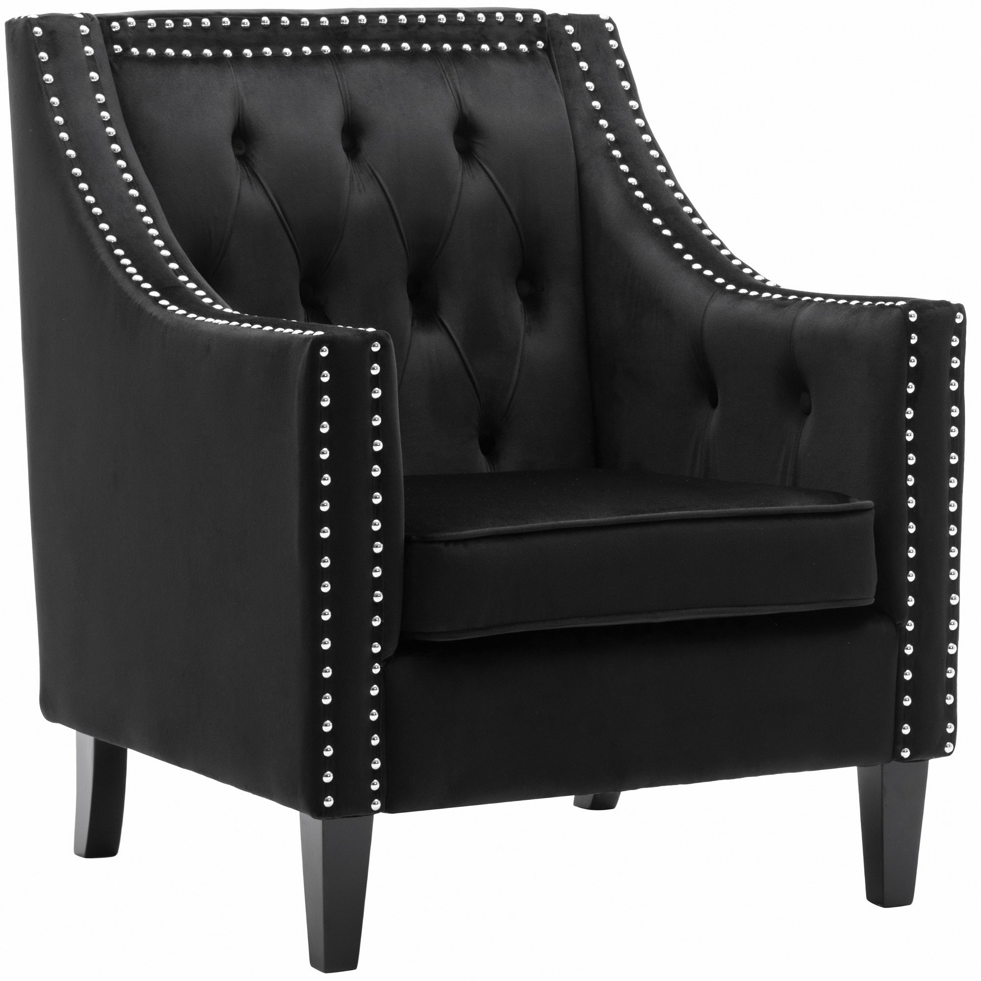 Wahson velvet online accent chair