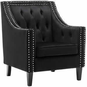 Wahson Tufted Accent Armchair Ulphostered Velvet Living Room Chair - 038