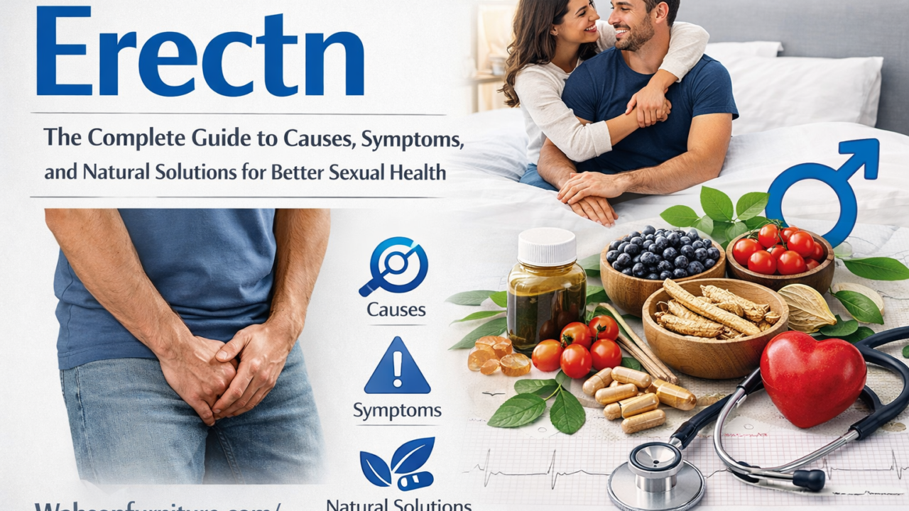 Erectn: The Complete Guide to Causes, Symptoms, and Natural Solutions for Better Sexual Health