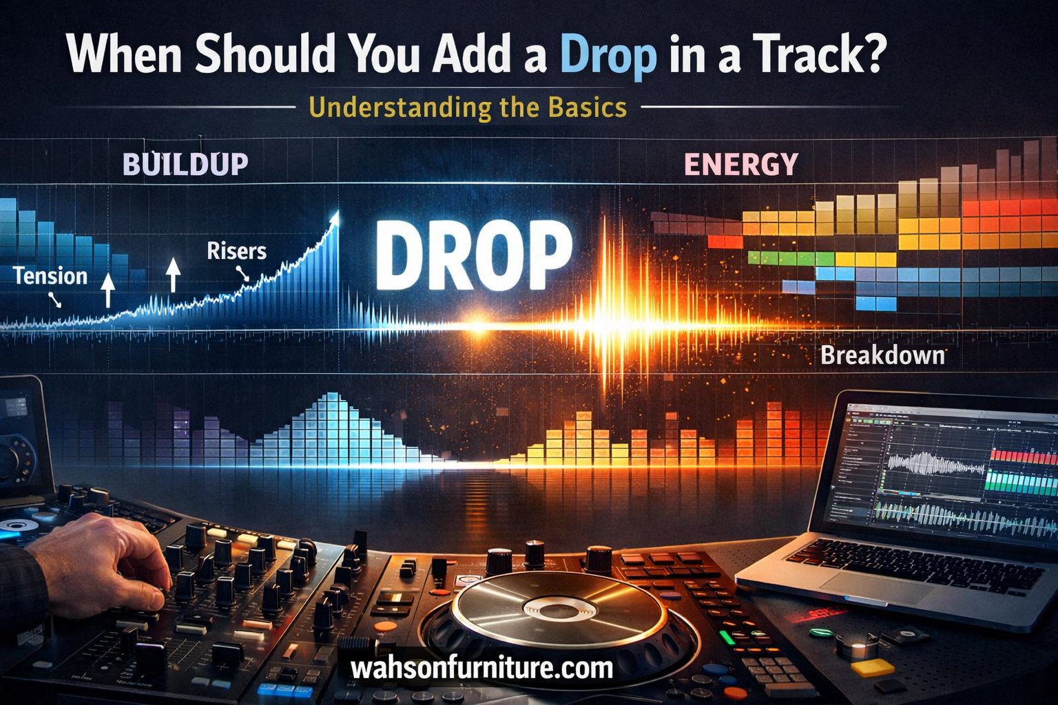 when should you add a drop in a track