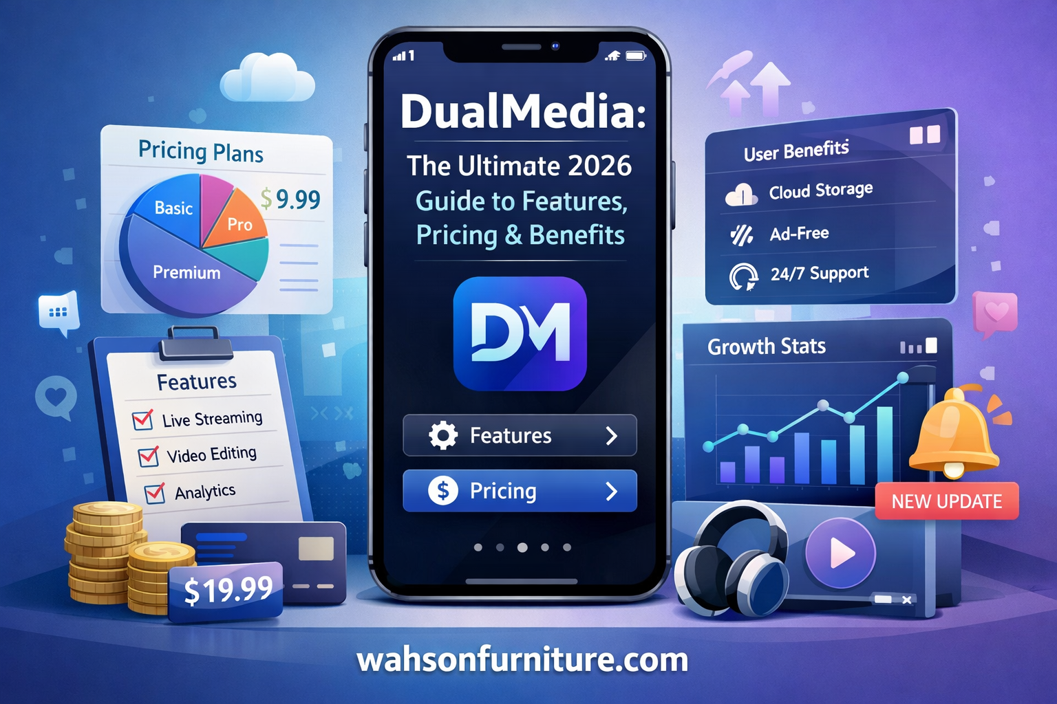 application mobile dualmedia