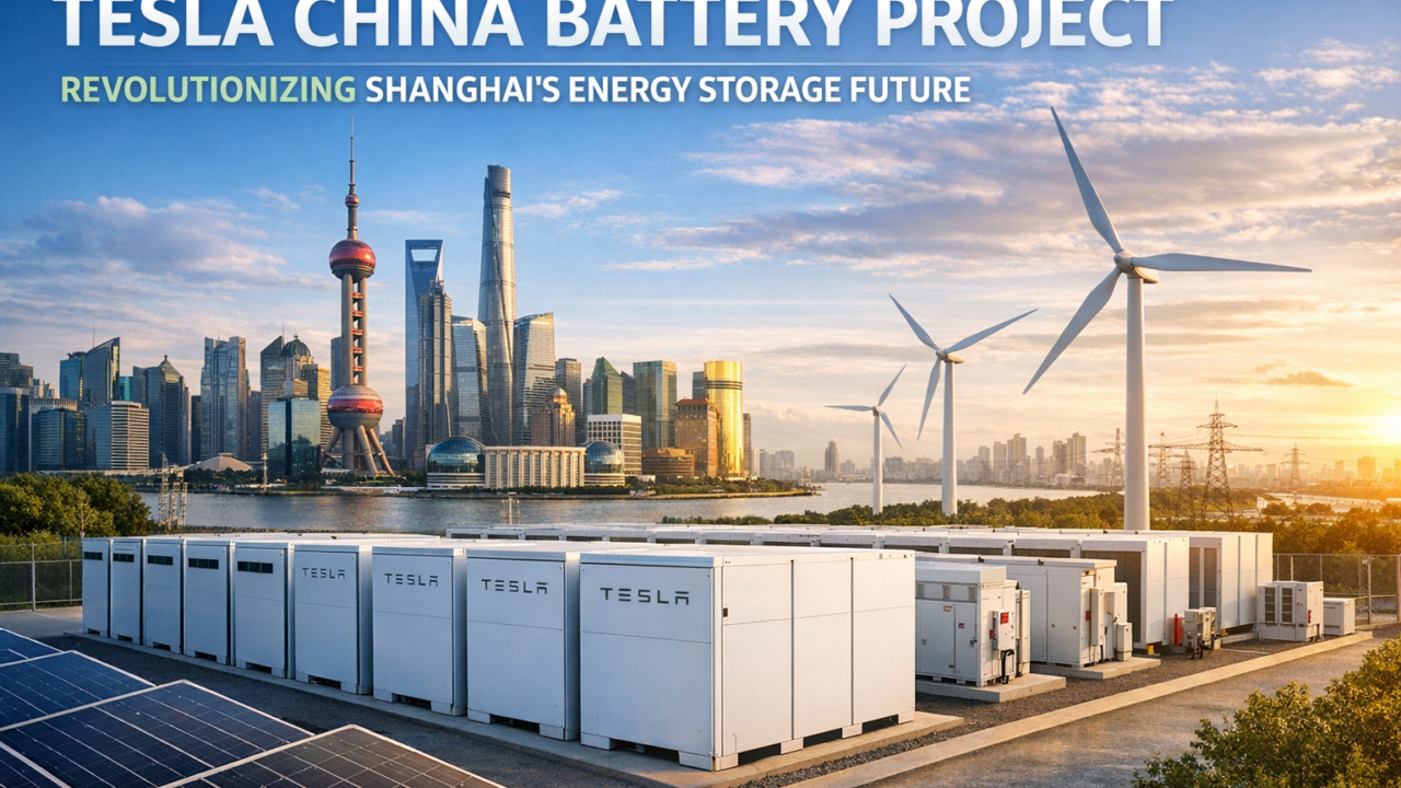 Tesla China Battery Project Renewable Energy: Revolutionizing Shanghai’s Energy Storage Future